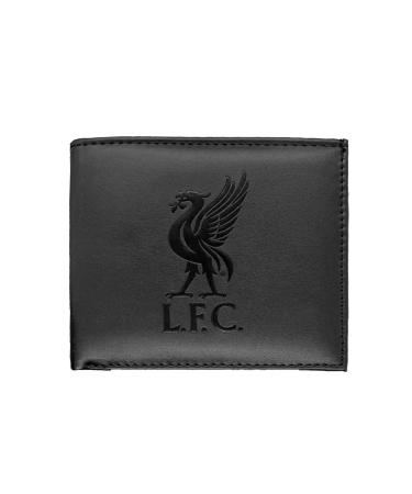 Liverpool FC - Embossed Club Crest Wallet - Official Merchandise - Black - Black - 11 x 9.5 cm - Buy Online on GoSupps.com