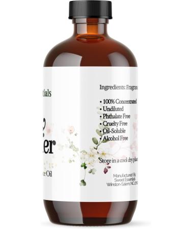 Premium Baby Powder Fragrance Oil - 4oz - Versatile Aromatherapy & DIY Scents for Home Body Crafts & More - Buy Online on GoSupps.com