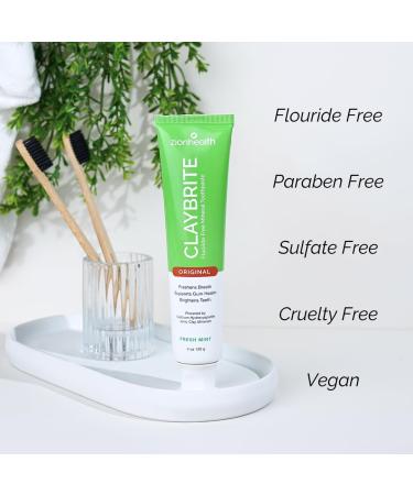 CLAYBRITE Toothpaste Original 4oz - Buy Online on GoSupps.com