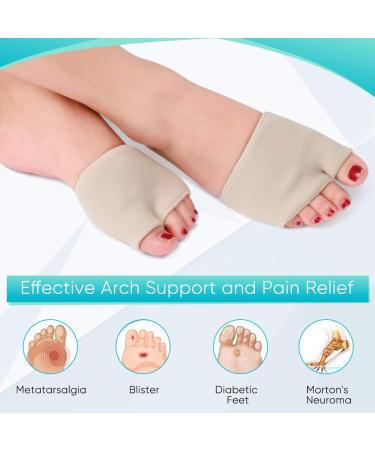 Haofy Metatarsal Pad - Soft Forefoot Cushions for Morton's Neuroma Pain Relief | 1 Pair of Comfortable Damping Pads - Buy Online on GoSupps.com