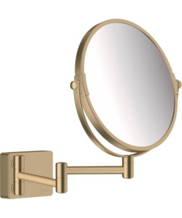 hansgrohe AddStoris Shaving mirror brushed bronze 41791140 without LED light Brushed Bronze
