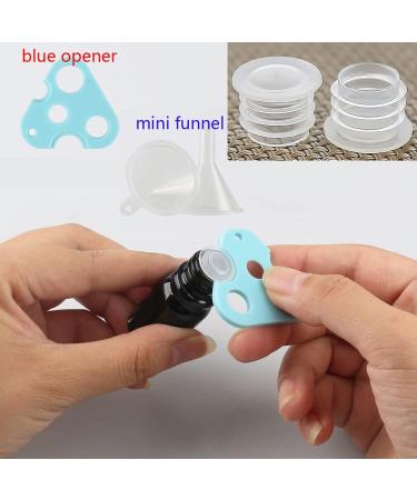 Tianzd 4-Piece 30ml Gloss Black Glass Bottles - Sealed Stopper & Gold Aluminum Caps for Essential Oils Fragrance Perfume & Aromatherapy - Buy Online on GoSupps.com
