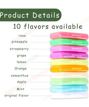 10 Pieces Orthodontic Wax for Braces - Colors & Flavors | Dental Relief Wax for Comfort - Buy Online on GoSupps.com