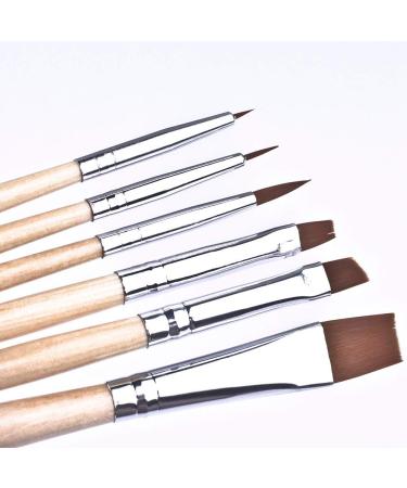 6-Piece Makeup Brush Set for Face Eyes & Lips - Multifunctional Nylon Brushes for Beginners & Pros | International Shipping - Buy Online on GoSupps.com