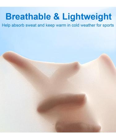 Knee Compression Sleeves for Men & Women - Lightweight Knee Pain Relief Brace Dancer Knee Pads Daily Use Knee Warmers (Black - Buy Online on GoSupps.com