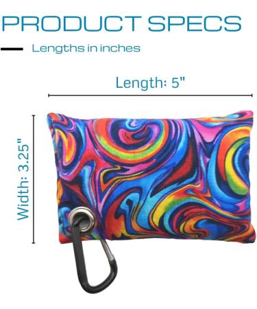 Rock Climbing Chalk Bag with Stylish Design & Carabiner | Keep Grip Dry | Perfect for Rock Climbing & Gym - Buy Online on GoSupps.com