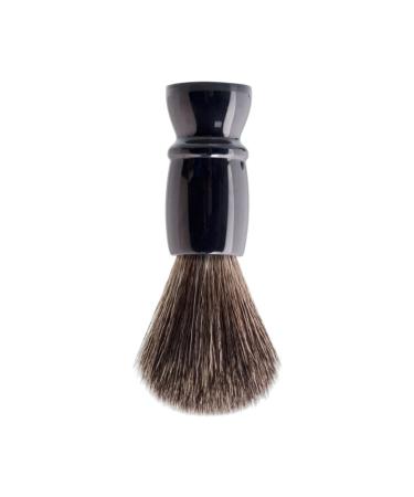 Harilla men's razor brush shaving foam brush facial cleaning hairdressing salon rasis brush durable peel gently the skin total height 11 cm black