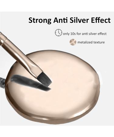 Metallic Painting Gel for Nails Mirror Metallic Nail Polish Silver Gold Painted Gel Nail Polish Mirror Nail Polish Gel 3D Metal Mirror Effect Premium Salon Manicure Pigments (Gold) - Buy Online on GoSupps.com