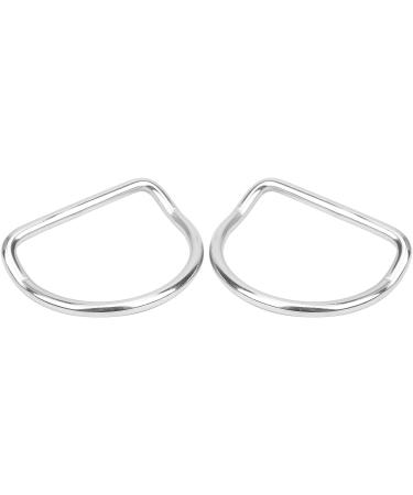 BuyWeek Diving Weight Belt D Rings - 2Pcs Stainless Steel Bent Diving D Rings for 2.0 Webbing Weight Belt | Outdoor Activities Accessory - Buy Online on GoSupps.com