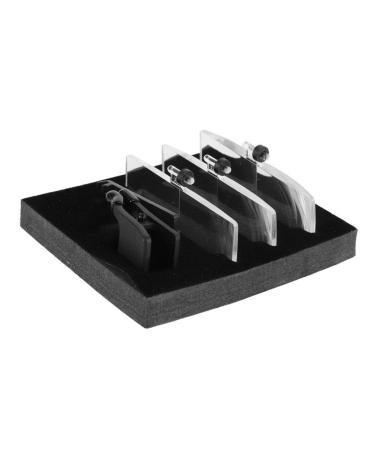 Professional 1.5X 2.5X 3.5X Magnification Plastic Case Clip on Glasses Type Magnifier for Reading Full of Stars