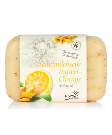 Sheep's milk soap - ginger-orange peeling - 100 g