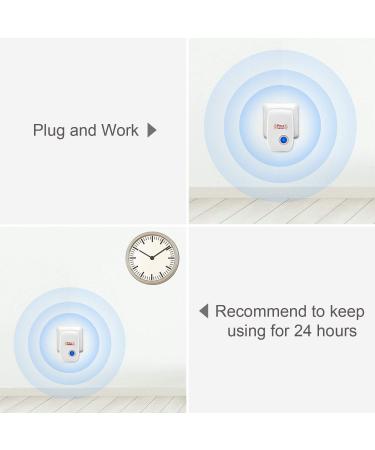6 Pack Ultrasonic Pest Repeller - Electronic Plug-in Sonic Control for Insects, Rodents, and Bugs - Home, Office, Warehouse, Hotel - Repels Roaches, Ants, Mice, Mosquitoes, Spiders - Buy Online on GoSupps.com