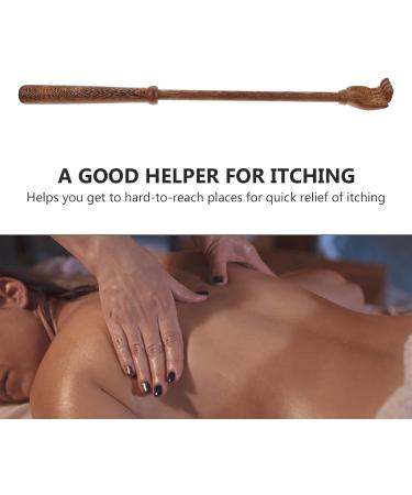 Buy Healvian 17-Inch Wooden Back Scratcher - Long Handle Back Massager for Itching Relief | International Shipping Available - Buy Online on GoSupps.com