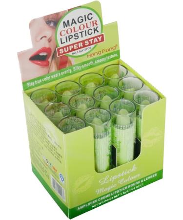  Gazechimp Gazechimp Fruit Green Lipstick Magic Colour Transformable Pink Color at Long Temperature Moisturising Balm - Buy Online on GoSupps.com