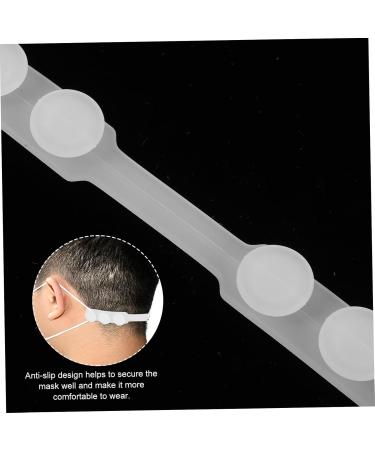 Gatuida Stand Hook Mask Strap Extender - 10 Pcs Silicone Ear Saver Buckles for Comfortable Face Mask Wear - White - Buy Online on GoSupps.com
