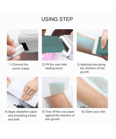 Easy Hair Removal Wax Roller - Professional Results for Large-Scale Body Hair Removal (100g Chamomile) | Fast International Shipping - Buy Online on GoSupps.com