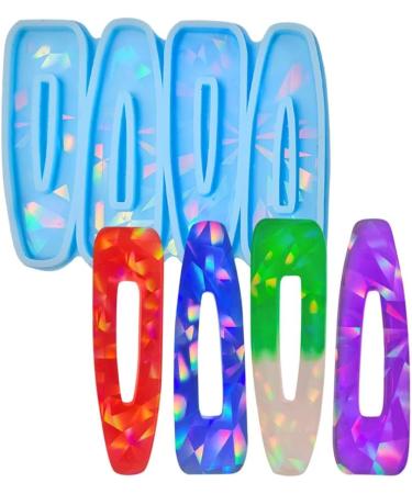 JSGHGDF Hair Barrette Epoxy Resin Molds Silicone Resin Moulds Silicone Jewelry Mould for Hair Clip Hair Barrettes Making - Buy Online on GoSupps.com