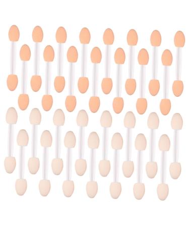 Baluue 30pcs Eyeshadow Brush Eye Shadow Sponge Makeup Eye Shadow Applicator White