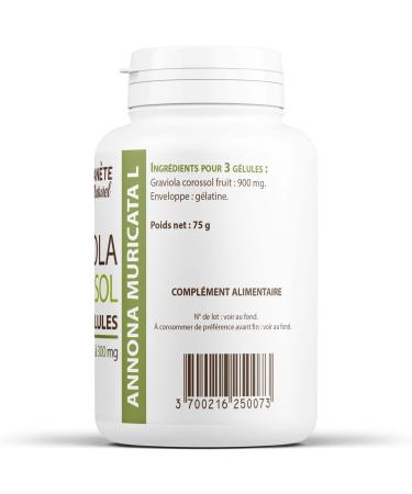 Graviola Soursop 300mg - 200 Capsules - Buy Online on GoSupps.com