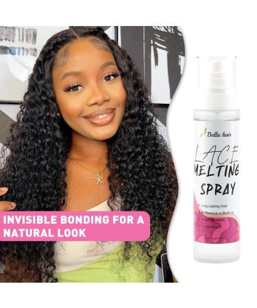 Bella Hair Lace Melting and Holding Spray | 5.07oz/150ml Quick-Drying & Natural Finish | Glue-less Hair Lace Bond Adhesive for Lace Front Wigs/Frontal/Closure/Hairpiece - Buy Online on GoSupps.com