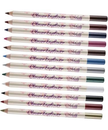 Ipetboom 24 Pcs Eyeliner Pencil Eyeliner Waterproof Grey Eyeshadow Pencil Eyeshadow Eye Shadow Makeup Mousse 1 count (Pack of 1) As Shownx2pcs - Buy Online on GoSupps.com