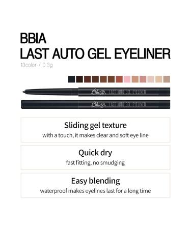 BBIA Last Auto Gel Eyeliner - Waterproof Noir 0.3g - Buy Online on GoSupps.com