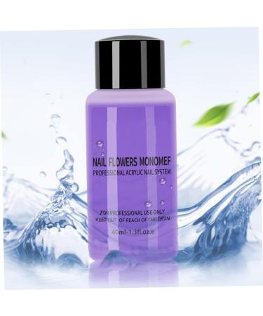 Acrylic Nail Liquid Monomer 40ml Non-Yellowing Manicure Crystal Powder Carving Fluid Monomer Acrylic Nail Liquid - Buy Online on GoSupps.com