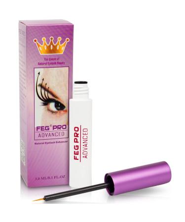 FEG Pro Advanced Specially Formulated Extra Strength Natural Eyelash Enhancer Serum for Growing Naturally Thicker  Fuller  Longer  and Seductive Eyelashes | 3ml | Stimulates Eyelash Growth