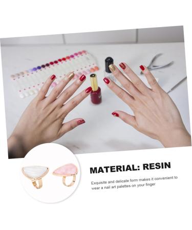 SAFIGLE 2pi ces Palette De M lange Pour Bagues Et Nail Art Plateau Pour Bagues Palettes De Couleurs De M lange Lot - Buy Online on GoSupps.com