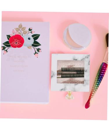 Housoutil 2 Pcs Square Eyelash Box - Portable Fake Eyelash Organizer & Storage Case for Eye Lashes - Ideal Eyelash Packaging Accessories - Buy Online on GoSupps.com