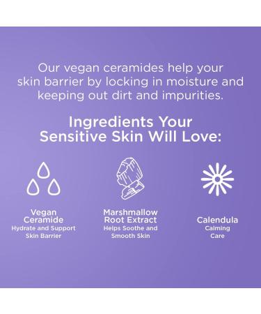 Pacifica Beauty Vegan Ceramide Face Wash & Lotion Set | Cleanser & Moisturizer for Sensitive Skin | Eczema Approved Fragrance-Free Dermatologist Tested - Buy Online on GoSupps.com