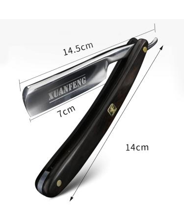 Buy Vintage Wooden Straight Razor for Men - Stainless Steel Manual Shaving Kit | Premium Barber Hairdressing Razor #01 - International Shipping - Buy Online on GoSupps.com