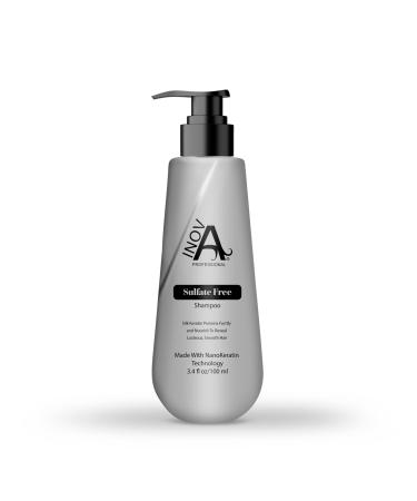 Silk Keratin Smooth Protection Sulfate-Free Shampoo (3.4 Oz) White