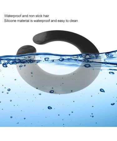 Hair Cutting Collar & Cape - Waterproof Silicone Shawl for Salon Hairdressing - Black - Buy Online on GoSupps.com