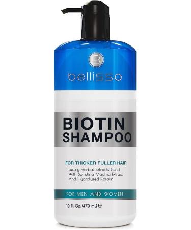 Biotin Shampoo - Hair Products for Women and Men - Sulfate Free Hair Thickening Treatment to Boost Volume - Buy Online on GoSupps.com
