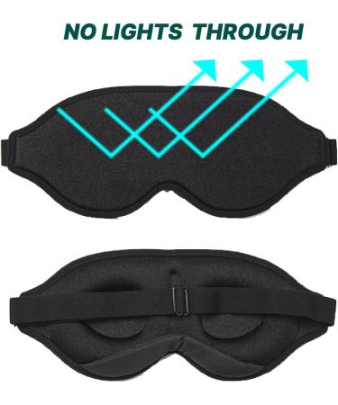 CIBEL Stereoscopic Sleep Eye Mask - 3D Contoured Design, Soft & Comfortable, 99% Light Blocking - Buy Online on GoSupps.com