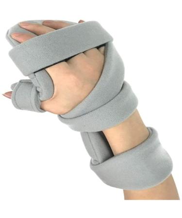 Functional Resting Hand Splint wrist Support Brace Finger Hand Splint Strap Carpal Tunnel Splint Fingers Palm Bone Fracture Fixed Orthosis Plate health Helper (Right Hand)