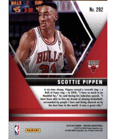 2019-20 Mosaic #292 Scottie Pippen Bulls Basketball Official NBA Trading Card - Buy Online on GoSupps.com