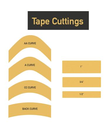 1522 3M Clear Wig Tape - 36 Double-Sided Adhesive Pieces | CC Curve | Made in USA | International Shipping - Buy Online on GoSupps.com