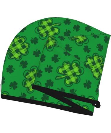 Hair Towel Wrap - Quick Drying Turban with Button | Ultimate Hair Drying Solution - Perfect for St. Patrick's Day - Buy Online on GoSupps.com