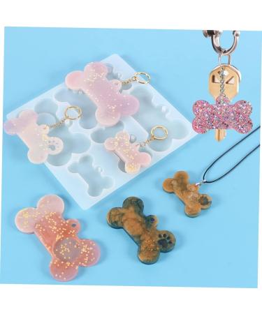 FUNOMOCYA Candy Molds Bone Jewelry Mold Bones Labels Decor Diy Mold Wok Diy Silicone Bone Pendant Mold Flexible Supplies - Buy Online on GoSupps.com