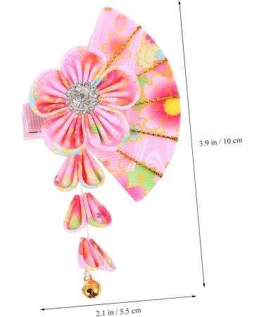 MAGICLULU 3 Pairs Hairpin Fringe Outfit Crystal Decor Hanfu Hair Hair Accessories Hair Accessories for Hair Pin Bell Hair Clamps Miss Clothing Alloy Pink Wedding - Buy Online on GoSupps.com