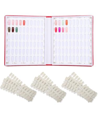 TP 120 Nail Tips Leather Cover Gel Polish Display Chart Book - Rose | Nail Art Salon Tools - Buy Online on GoSupps.com