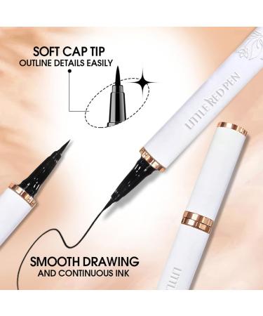 Eyeliner Marker - Long-Lasting Liquid Primer - Waterproof Eyeliner Pen | For Women and Girls for Dates and Parties | For Makeup Cosmetics and Beauty - Buy Online on GoSupps.com