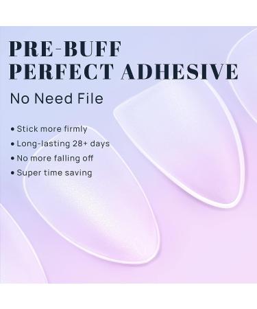 300PCS Short Almond Gel Nail Kit with Lamp - Ejiubas Gel Nail Tips, Glue & Extensions - Buy Online on GoSupps.com