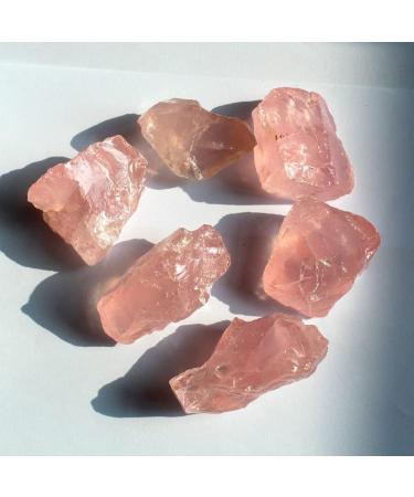 1pcs Natural Raw Pink Rose Quartz Crystal Rough Stone Specimen Crystal Love Natural Stones and Minerals Fish Tank Stone (Size : 20-30g) - Buy Online on GoSupps.com