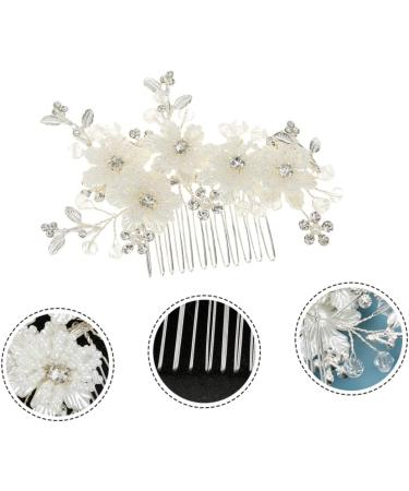 SKISUNO Side Comb Women Insert Comb Bridal Hair Accessories Bridal Hair Comb Wedding Bride Headwear Wedding Bride Headdress Women Hair Comb Accessories Bridal Headpiece Wedding Hair Comb - Buy Online on GoSupps.com