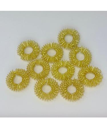 Buy ATC Acupressure Finger Massage Rings in Gold & Silver - Spring Steel Relaxation for Fingers & Toes - Buy Online on GoSupps.com