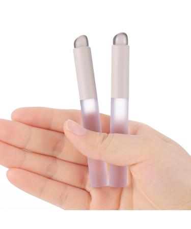 Buy 2pcs Mini Lip Brushes - Silicone Fingertips Lip Applicator with Storage Box | Reusable for Lipstick Concealer & Eyeshadow - International Shipping Available - Buy Online on GoSupps.com