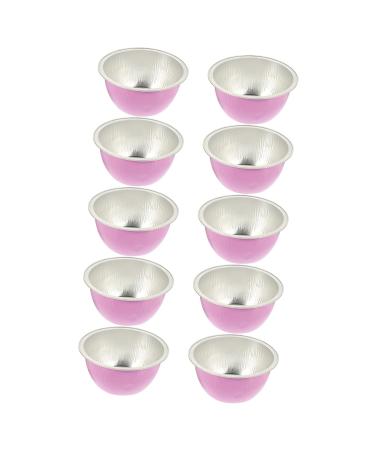 Minkissy 10st bowl for melting wax tinker tools for candles to make yourself chocolate melting pot melting bowl made of aluminum hair aluminum foil non -stick
